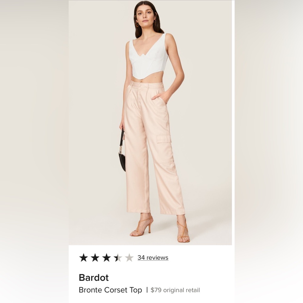 Bardot Corset Top size xs gently